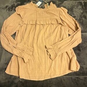 Women’s Universal Thread Mock button neck NEW Sixe XL